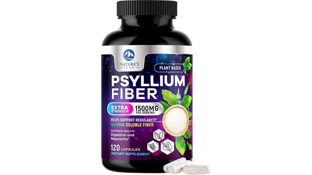 psyllium husk fiber capsules
