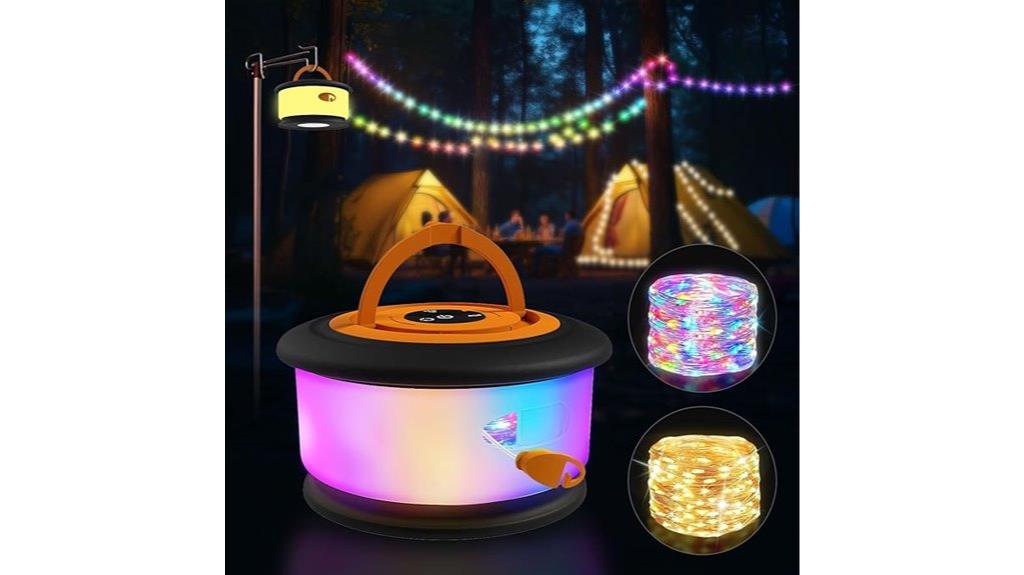 rechargeable 19 mode camping lights