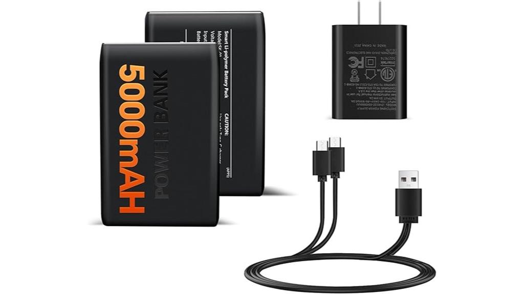 rechargeable 5v power pack