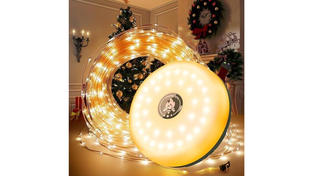 rechargeable camping fairy lights