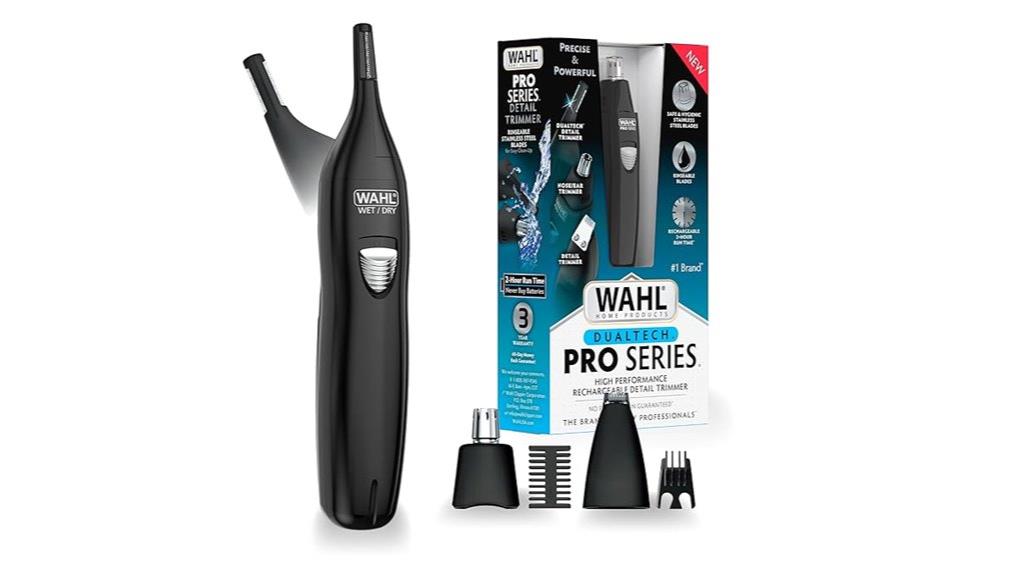 rechargeable men s grooming trimmer