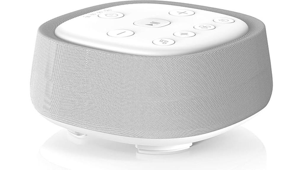 rechargeable noise machine with sounds