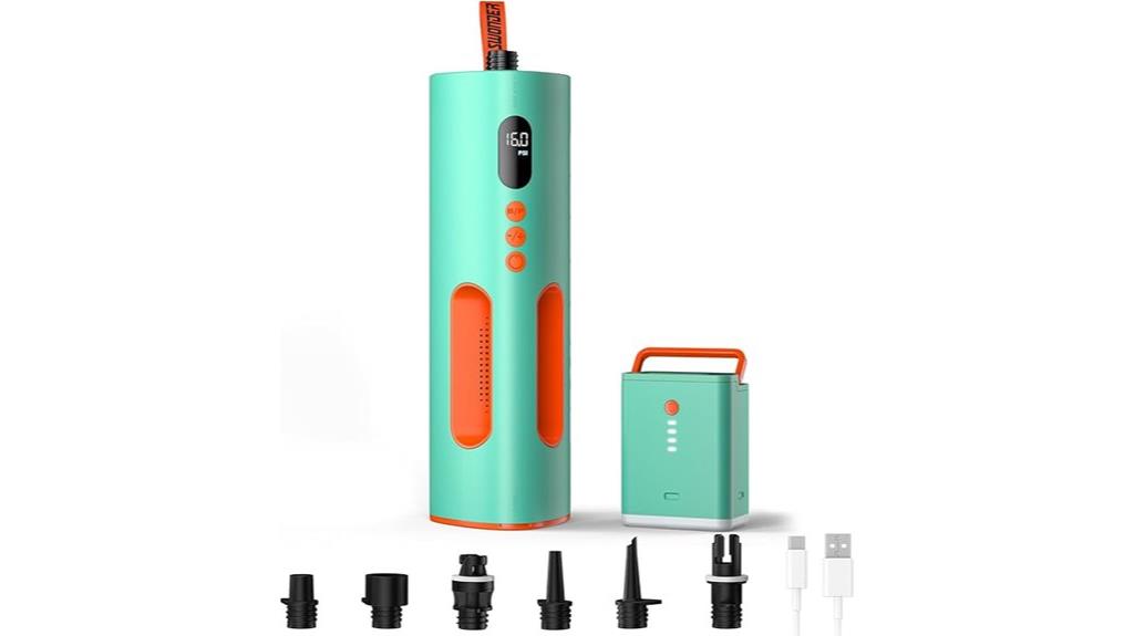 rechargeable paddle board pump