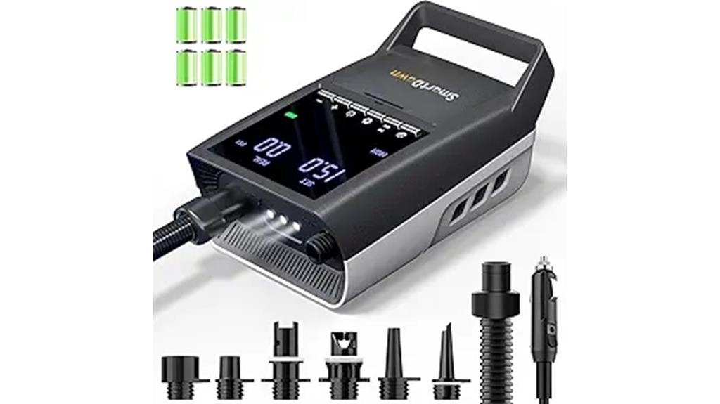 rechargeable paddle board pump