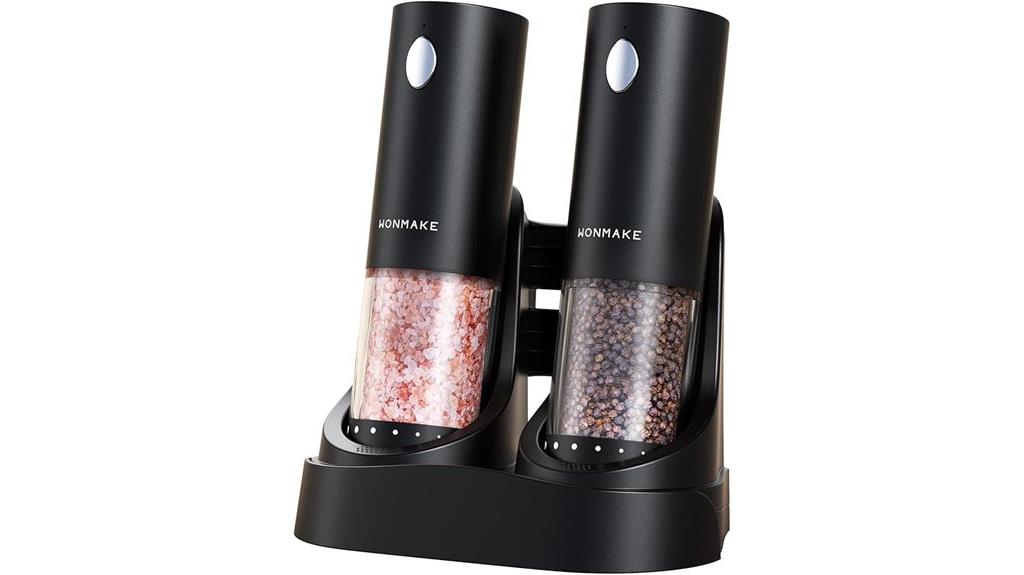 rechargeable spice mill set