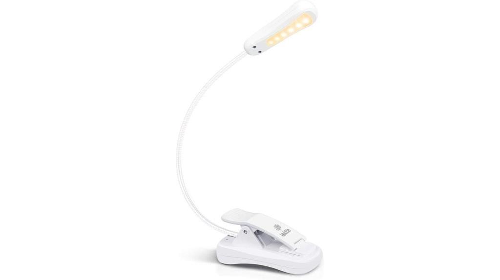 rechargeable warm led clip on