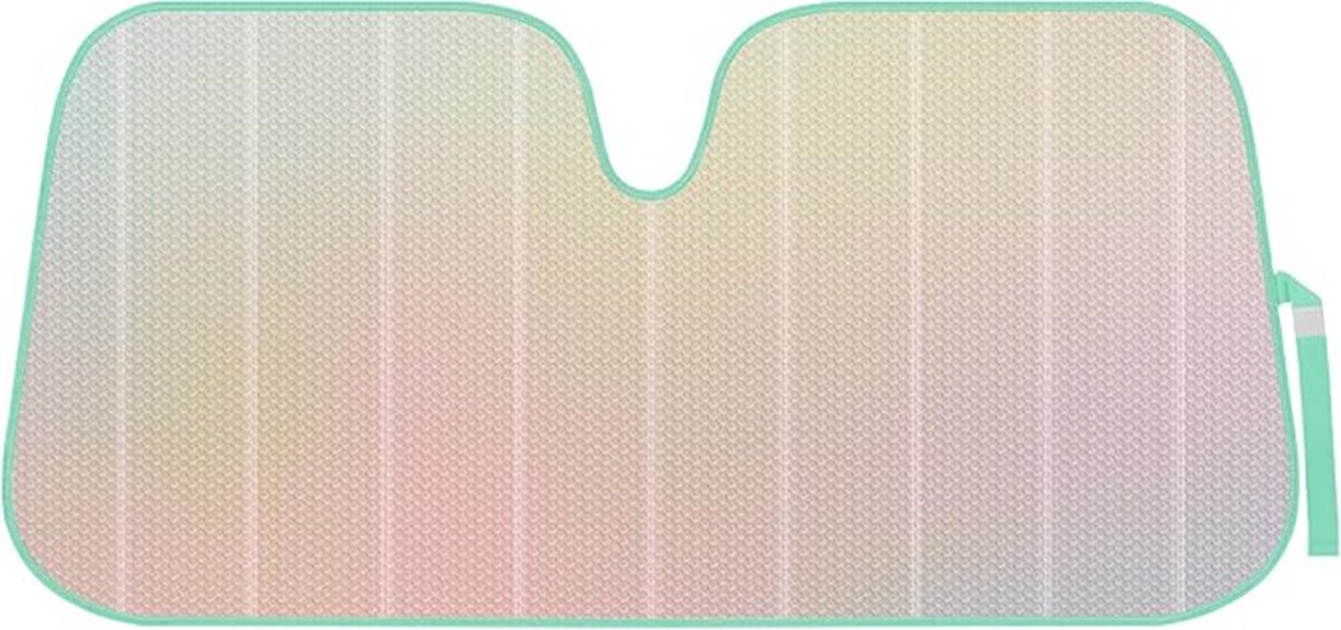 reflective white sunshade