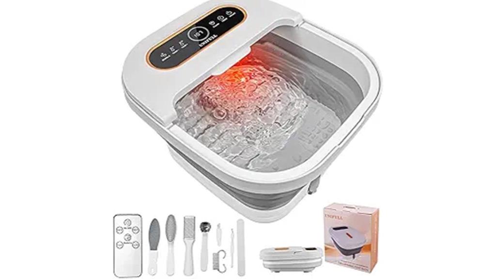 remote controlled foldable foot spa