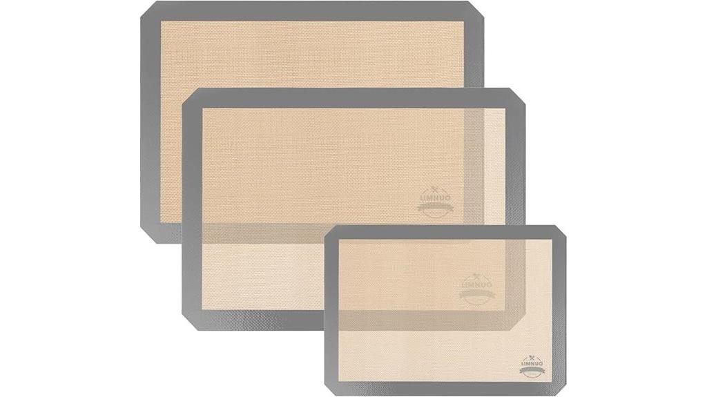 reusable silicone baking mats