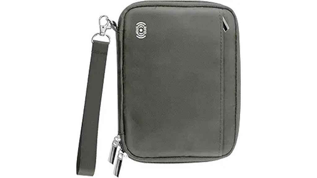 rfid blocking travel wallet