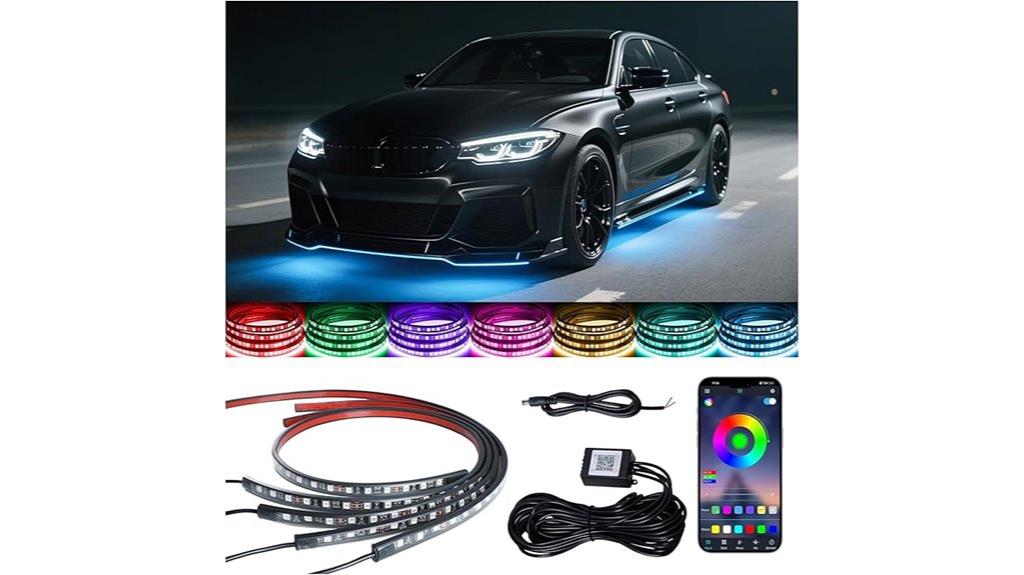 rgb car neon kit