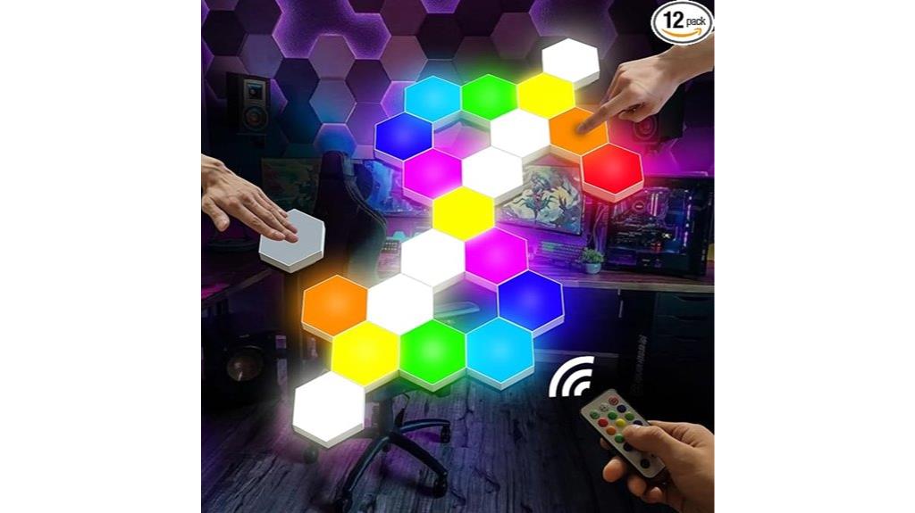 rgb hexagon modular panels