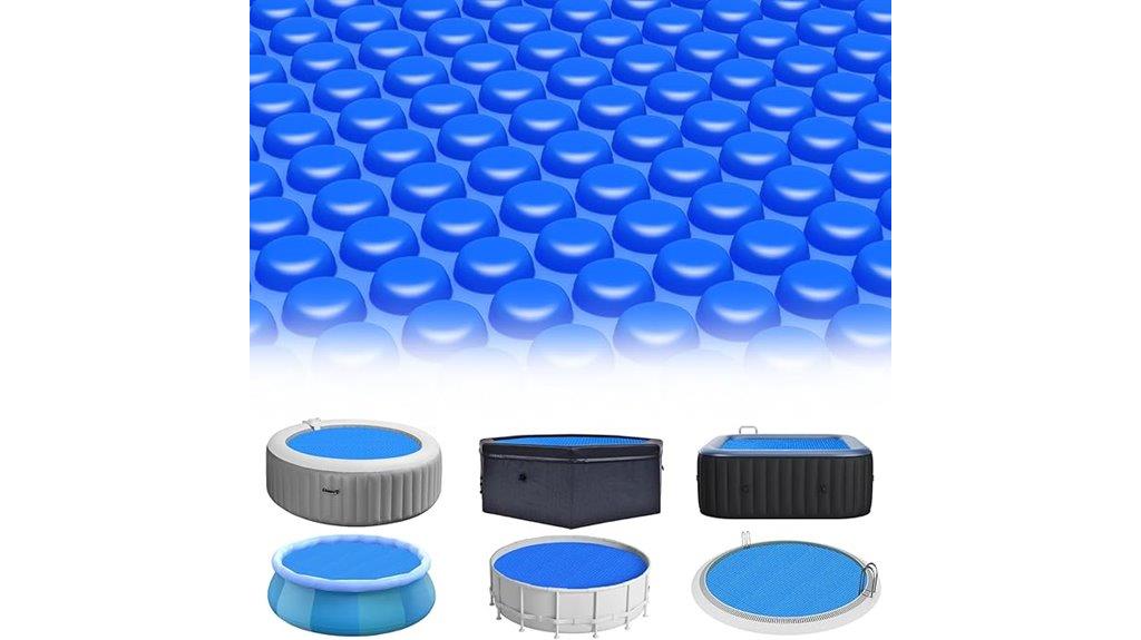 round 6 ft solar cover