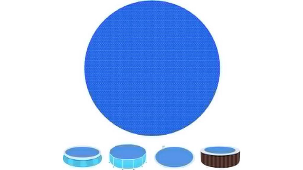 round 8 foot solar cover