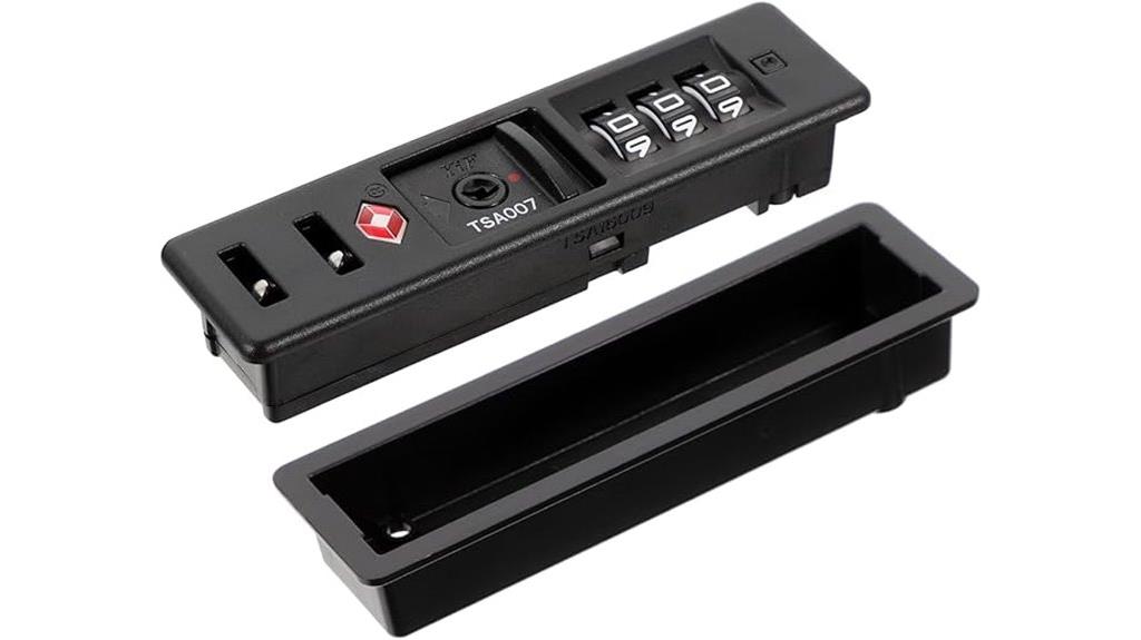 secure luggage with tsa locks