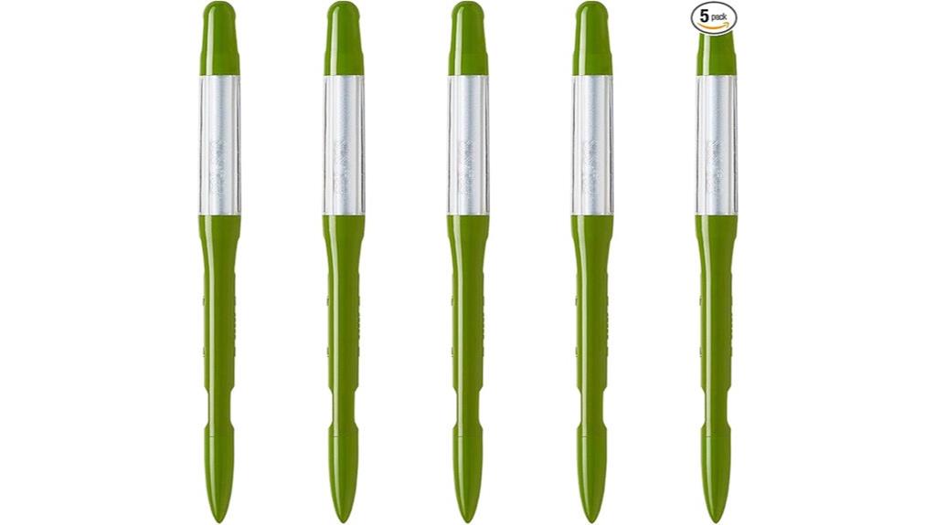 set of five aquameters
