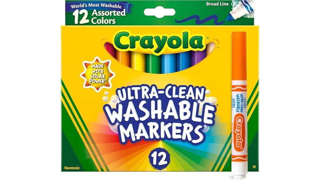 set of twelve broad markers