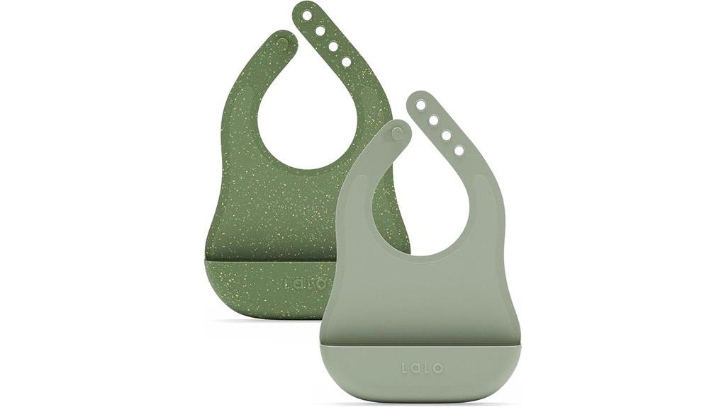 silicone baby bibs set