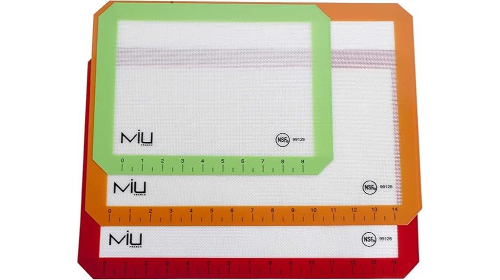 silicone baking mat set