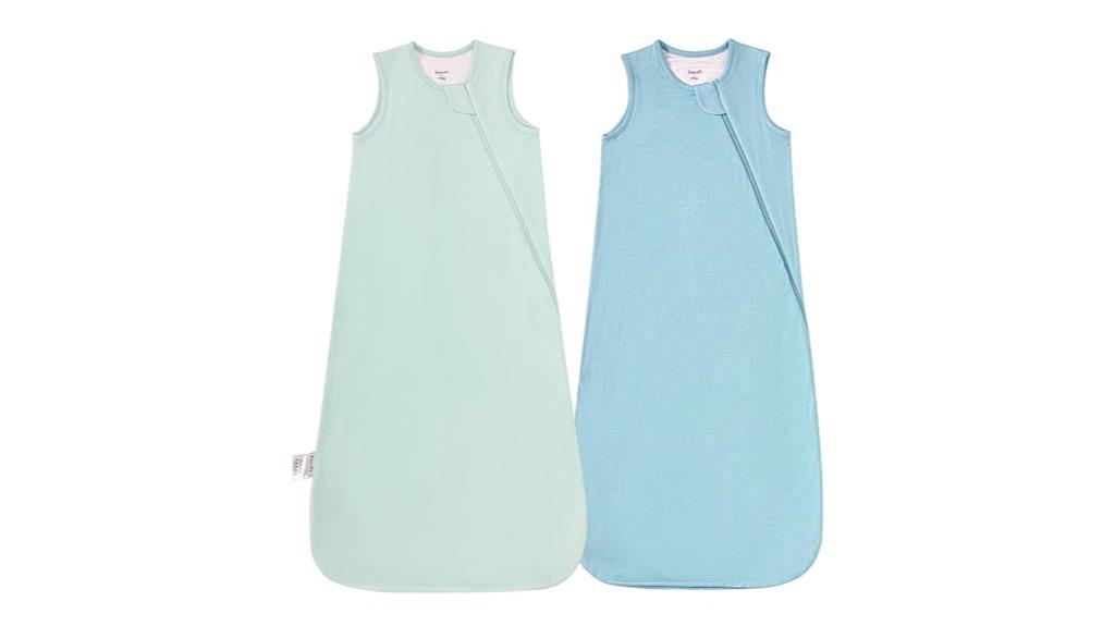 silky bamboo baby sleep sacks