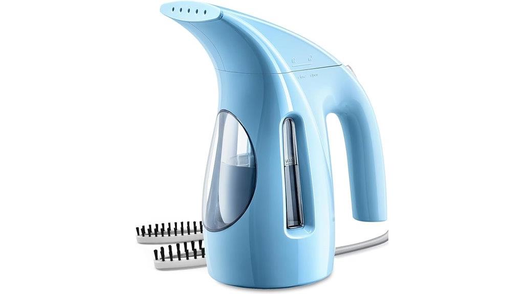 sky blue portable steamer