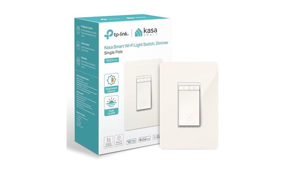 smart dimmer switch light almond