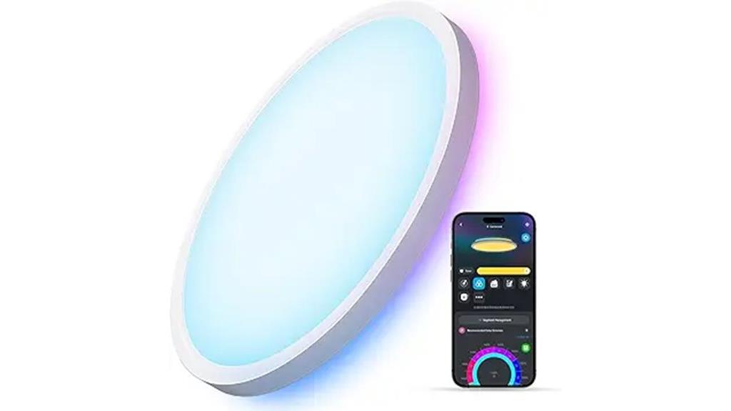 smart rgbic ceiling light