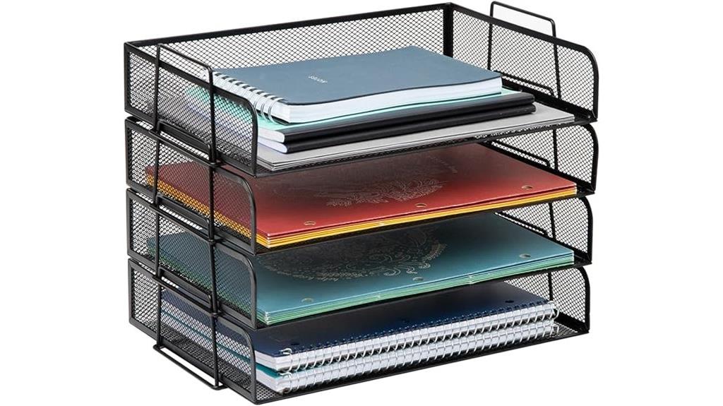 stackable paper tray set