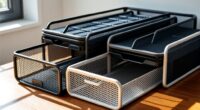 stylish metal mesh organizers
