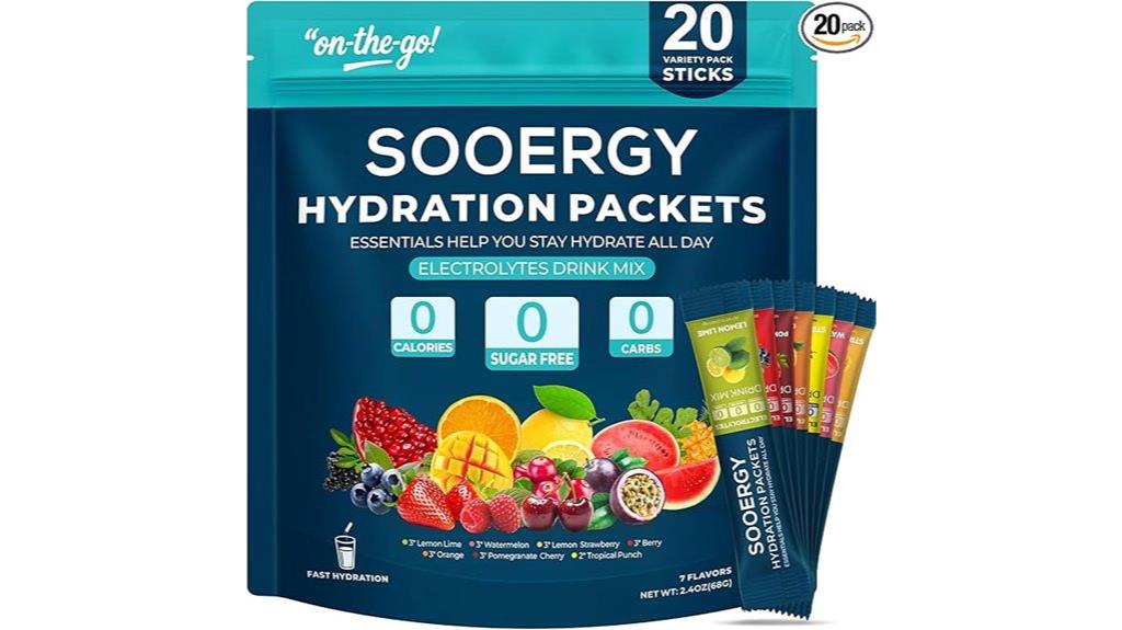 sugar free hydration packets