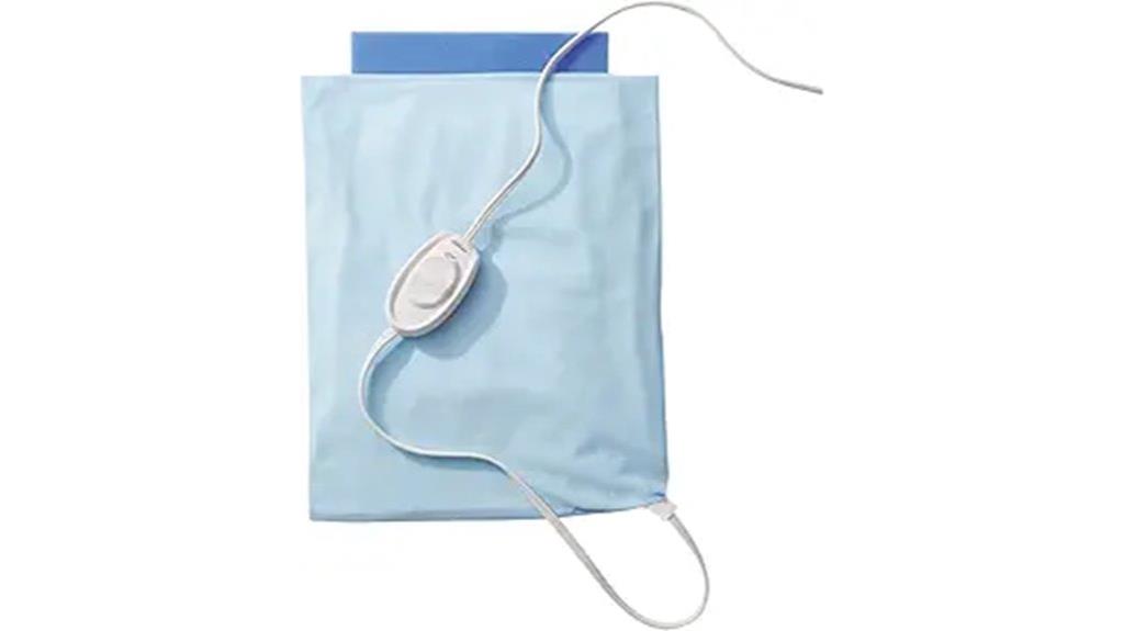 sunbeam heating pad size