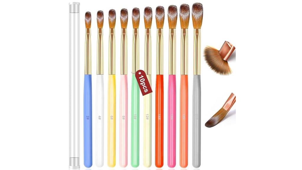 ten piece nail art tools