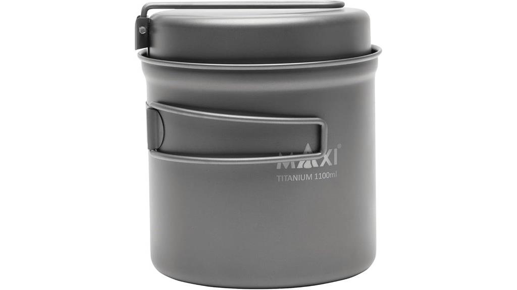 titanium cookware with lid