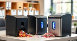 top cross cut paper shredders