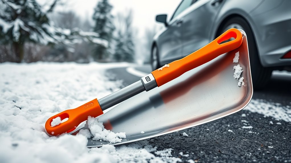 top folding snow shovels