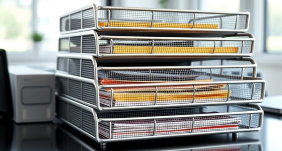 top metal mesh file organizers