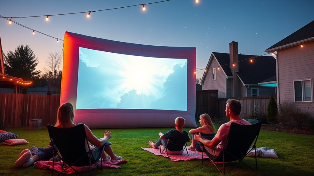 top outdoor inflatable screens