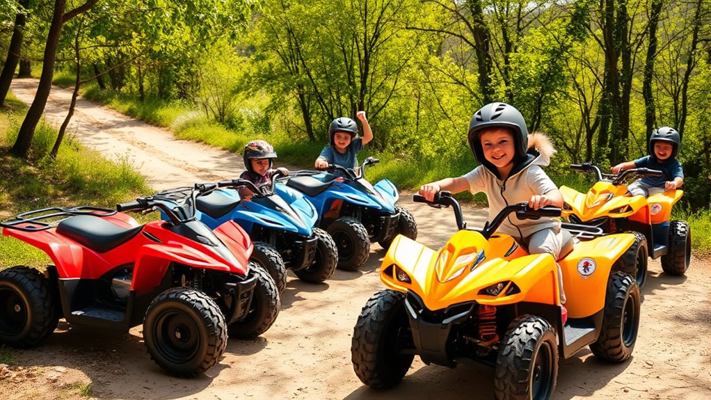 top safe kids electric atvs