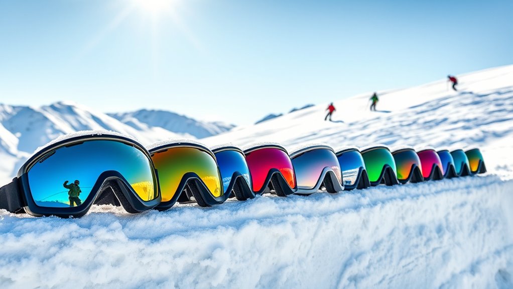 top snow goggles with anti fog