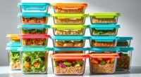 top stackable glass meal containers