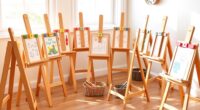 top wooden kid art easels