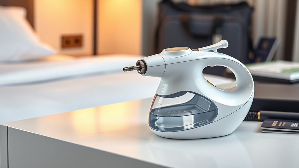 travel friendly garment steamer features