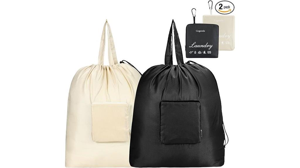 travel laundry bag set