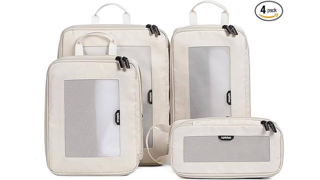 travel organization compression cubes