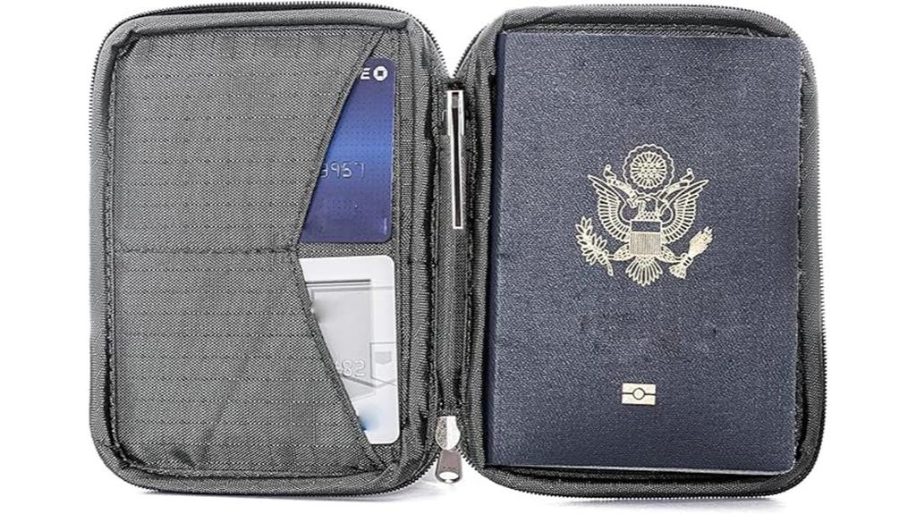travel wallet with rfid blocking