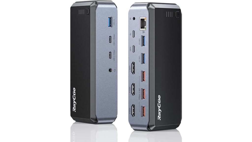 triple hdmi usb docking