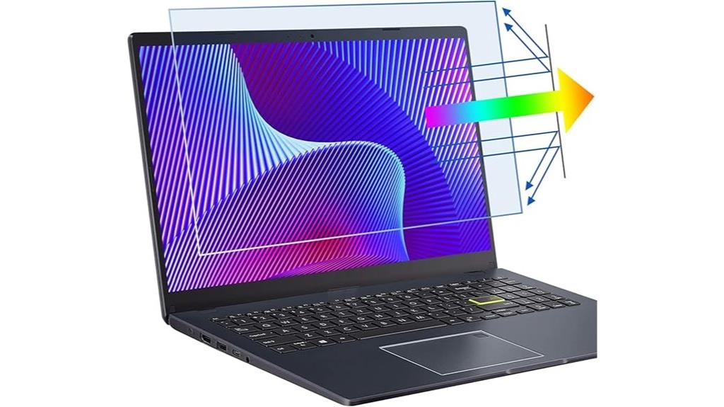 two blue light screen protectors