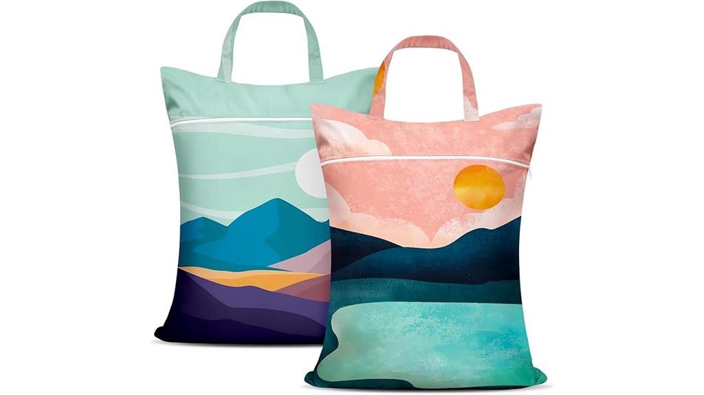 two large laundry bags