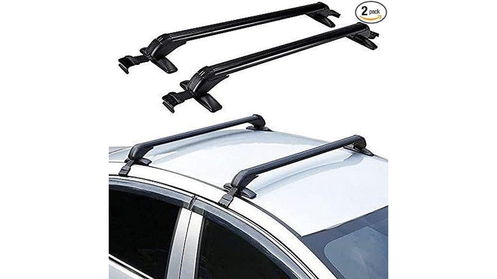 universal aluminum roof crossbars
