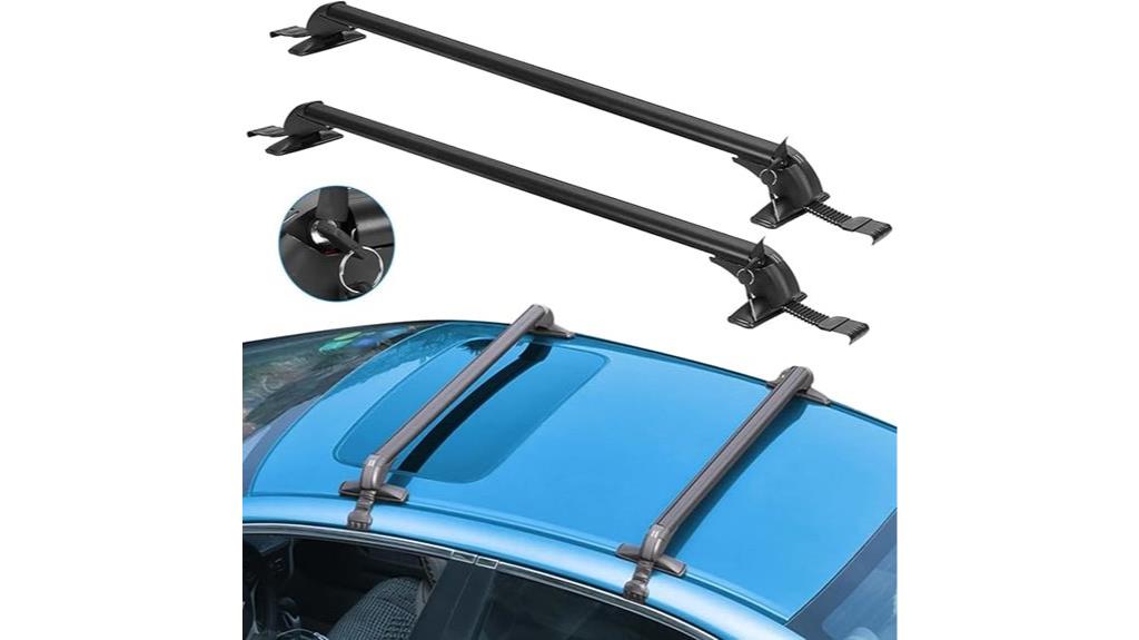 universal cross bar rails